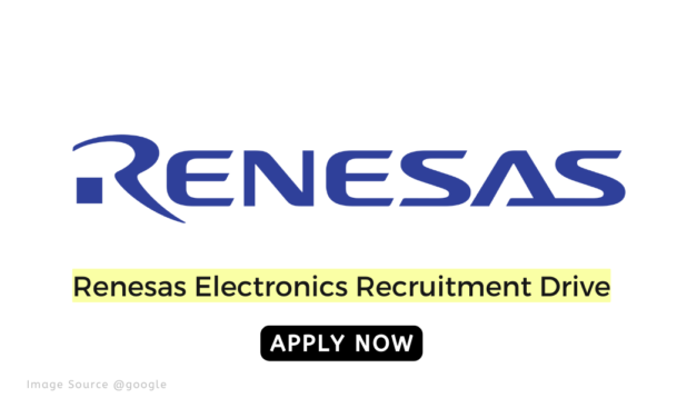 Renesas Electronics Hiring Electronics Engineer for Sales Intern | Apply Now!
