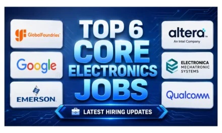 Top 6 Core Job 2026: GlobalFoundries, Google, Emerson, Altera, Qualcomm, and Embedded Systems Hiring
