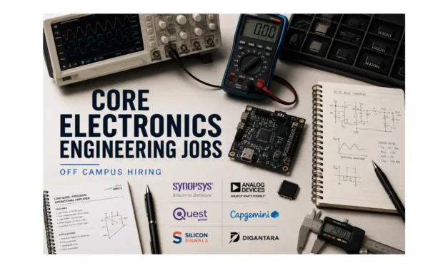 Top 6 Core Electronics Jobs 2026: Synopsys, Analog Devices & More Hiring!