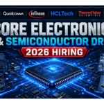 Core Electronics Jobs 2026: Semiconductor Recruitment Drive 2026
