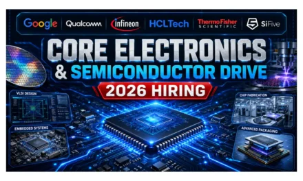 Core Electronics Jobs 2026: Semiconductor Recruitment Drive 2026