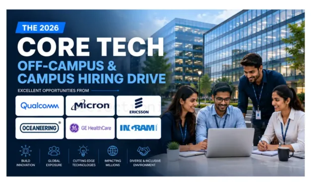 Electronics Core Tech Jobs 2026: Qualcomm, Micron & Ericsson Hiring